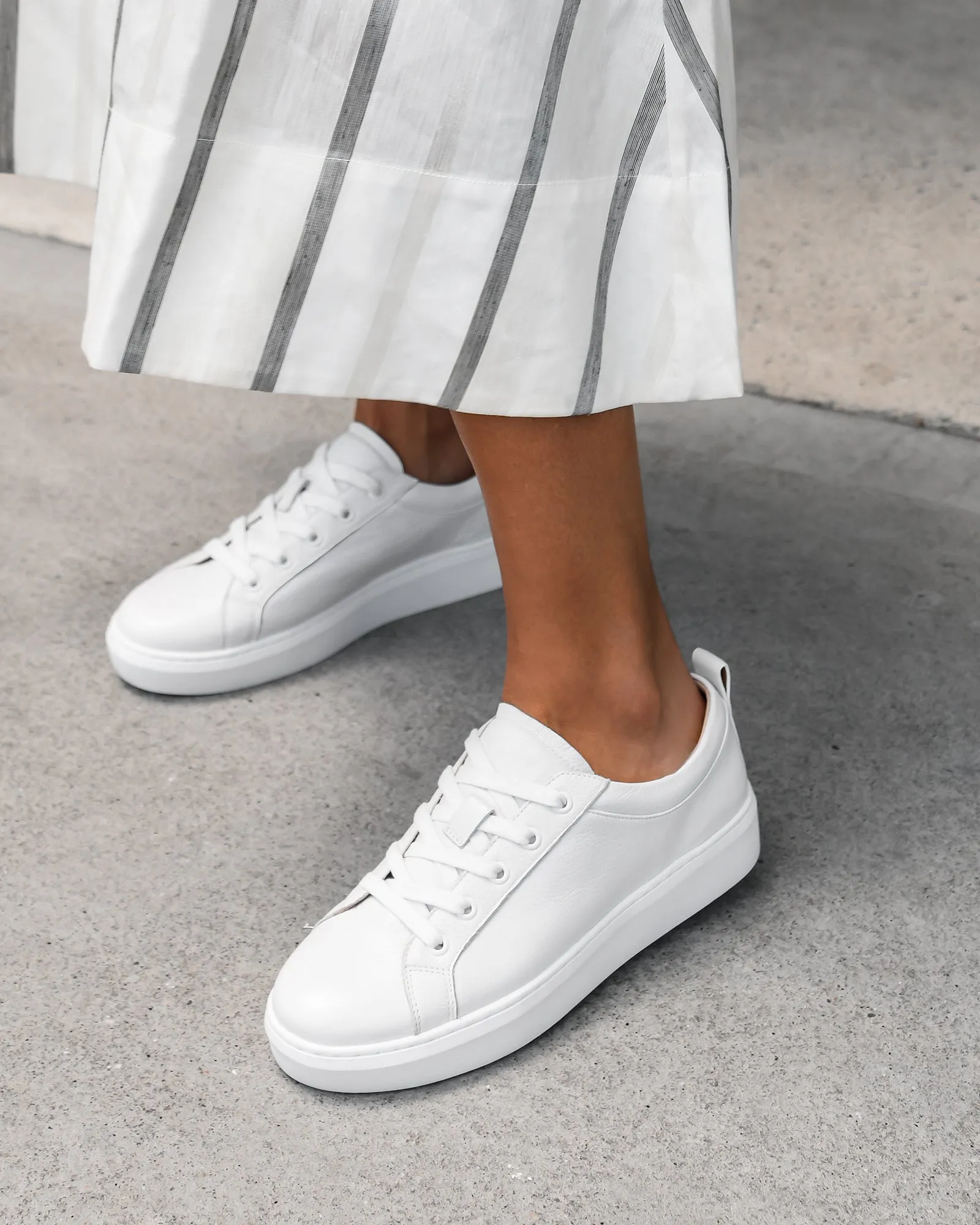 HILDA SNEAKERS WHITE LEATHER