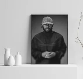 Kendrick Lamar Poster, Hip Hop Poster, Damn Home Decor, Music Poster, Rap Wall Art, Custom Poster, Canvas Poster, Rolled Canvas, Wall Art