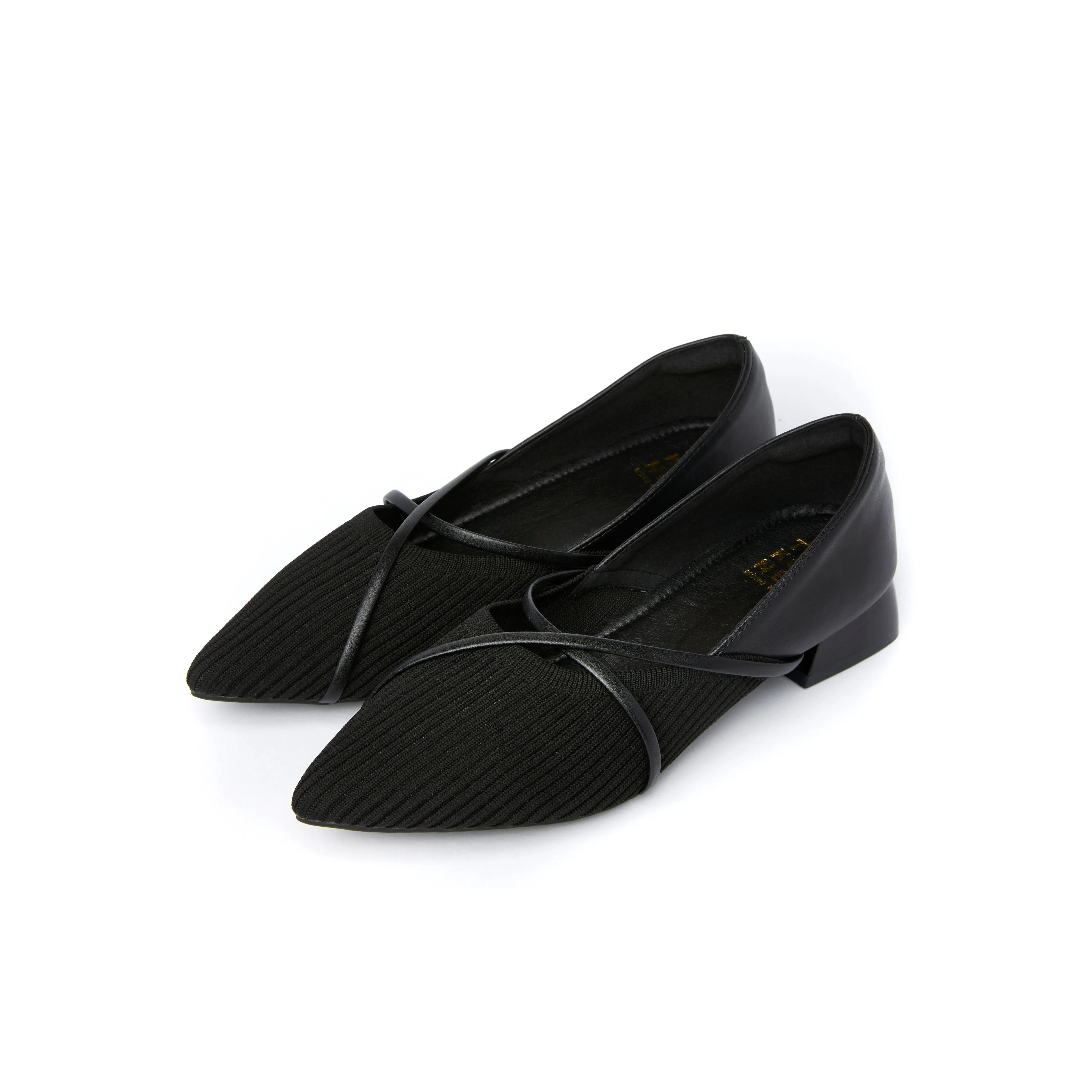 Kross Knit Flats - Black ( BLK )