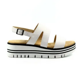 Ladies Lunar Sandal White Chunky Comfort Jocelyn sale