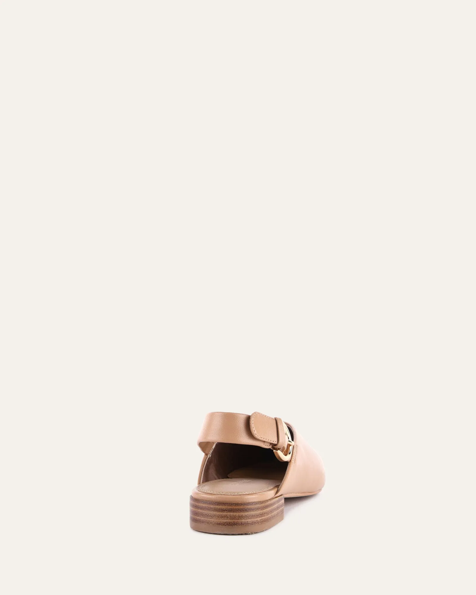 LILLIAN CASUAL FLATS TAN LEATHER