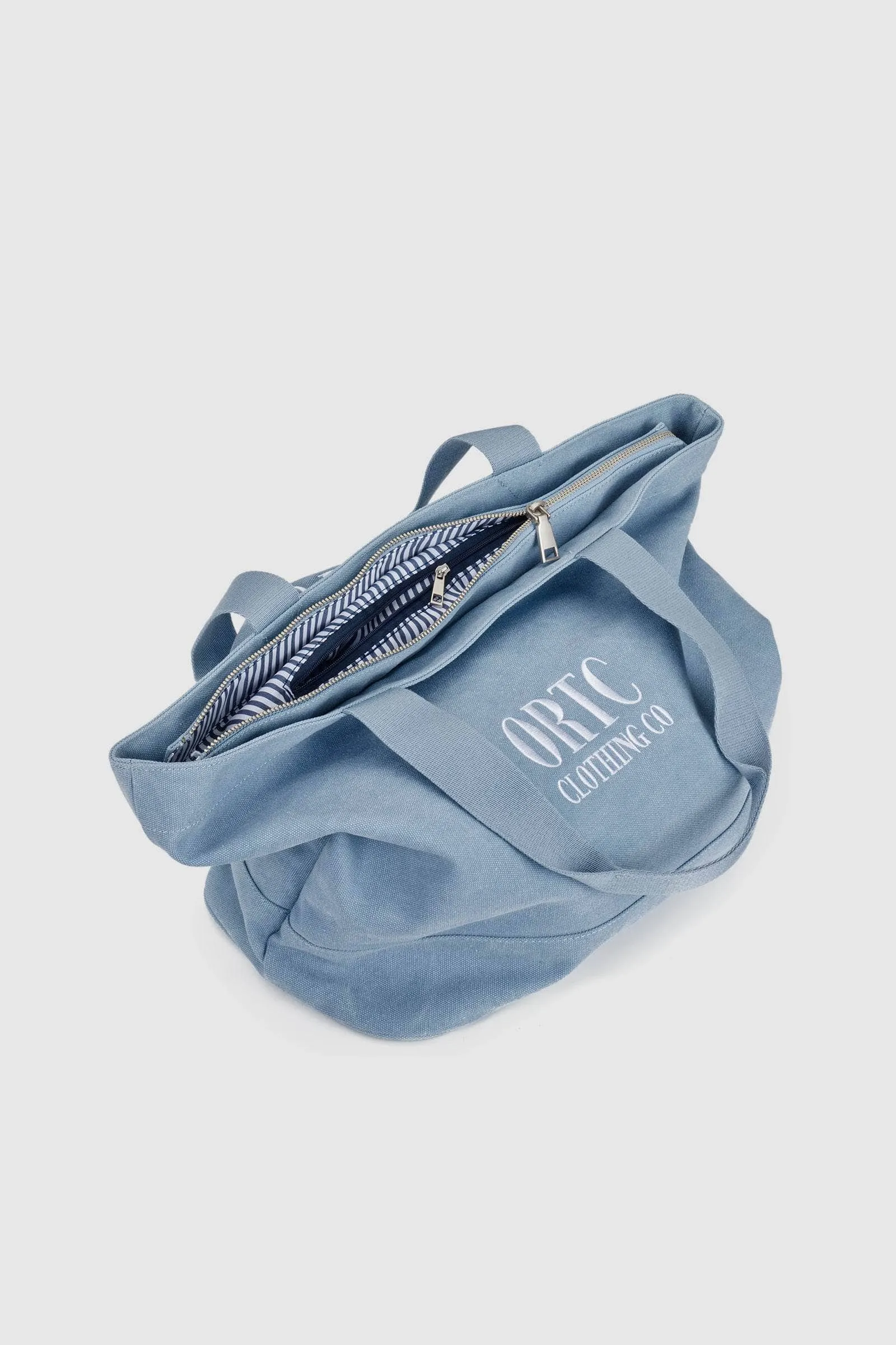 Logo Tote Pale Blue