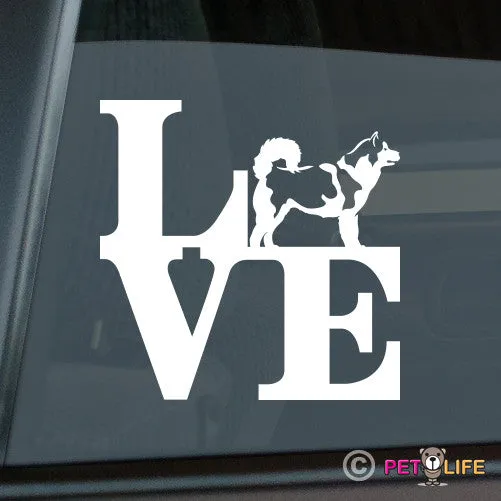 Love Alaskan Malamutepark  Sticker