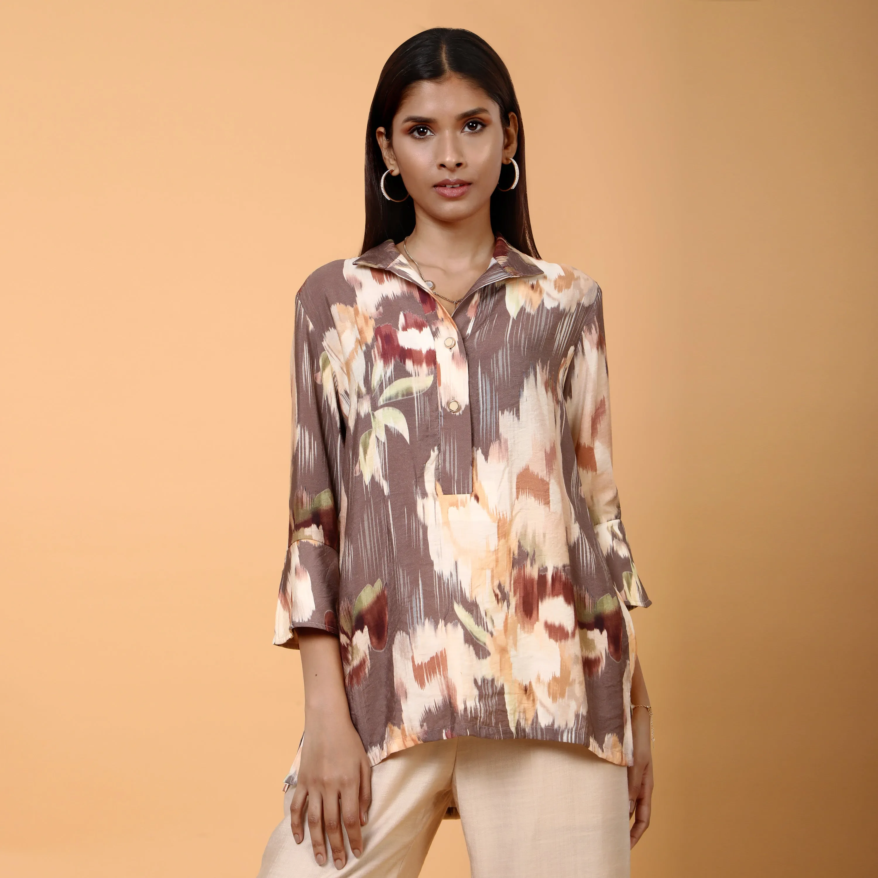 Lyra printed top