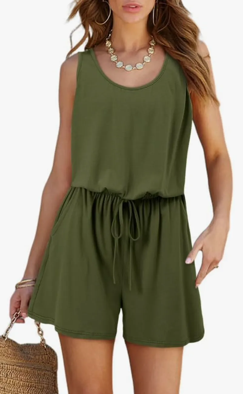 Meghan Romper | Green