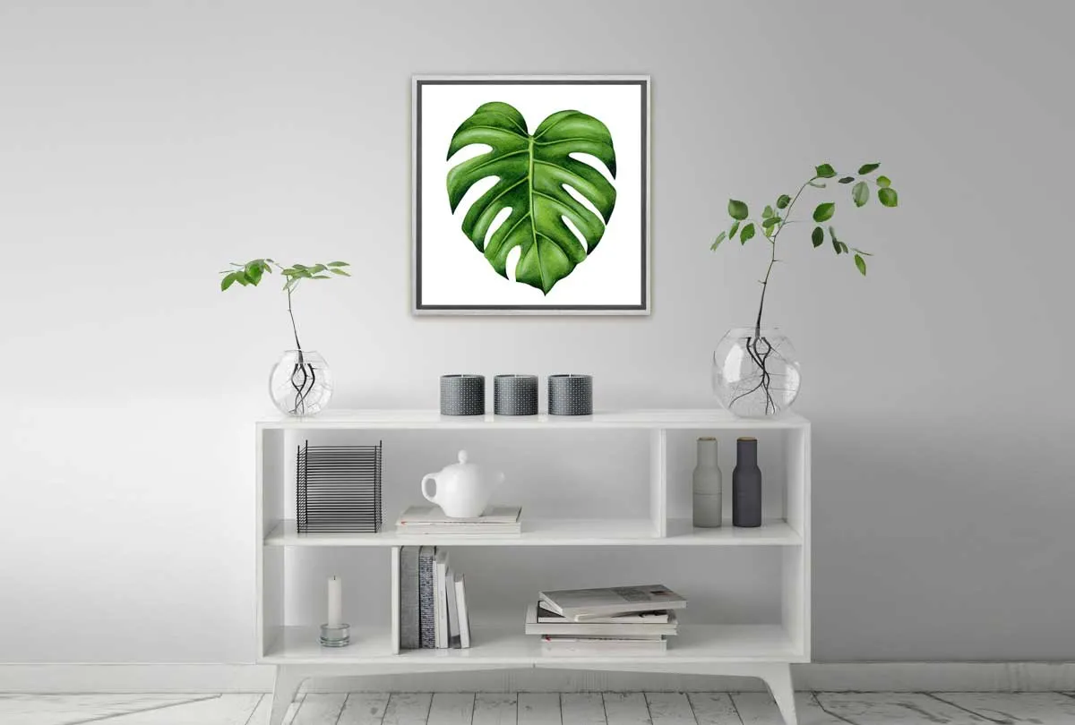 Monstera Leaf | Canvas Wall Art Print