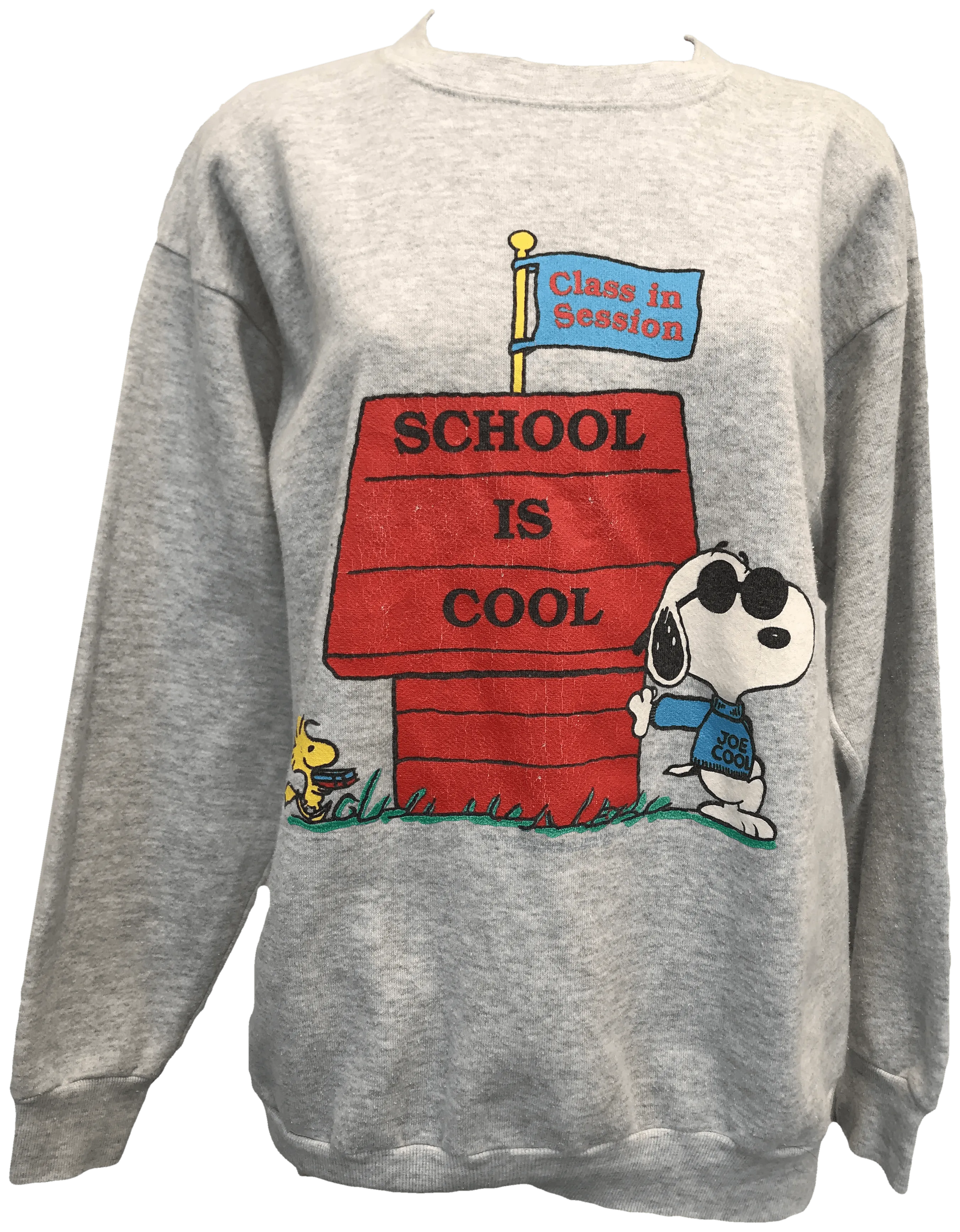 "School is Cool" Snoopy Crewneck Sweatshirt