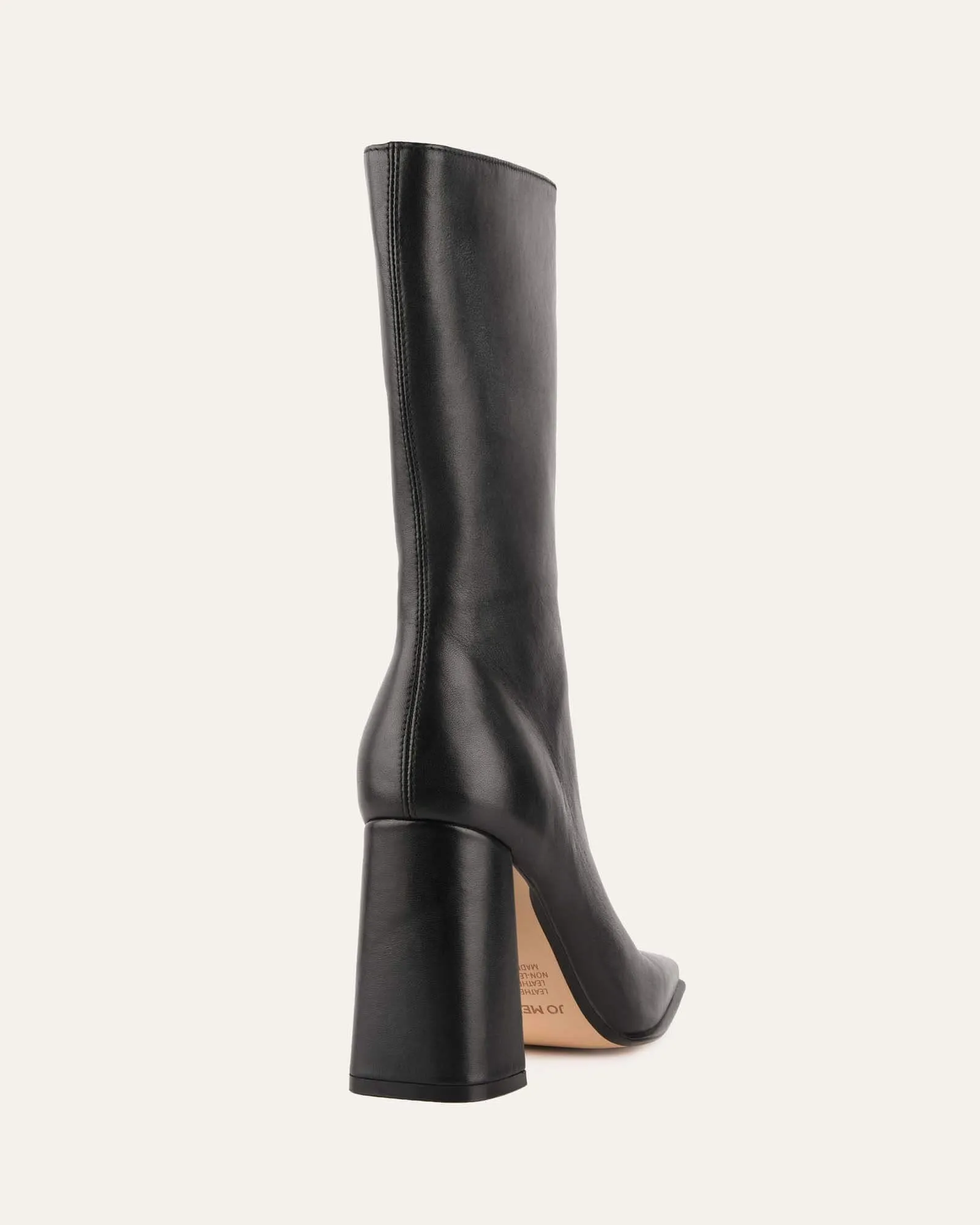 RUSH CALF BOOTS BLACK LEATHER