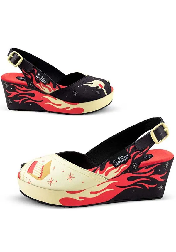 She's On Fire | SANDALS*