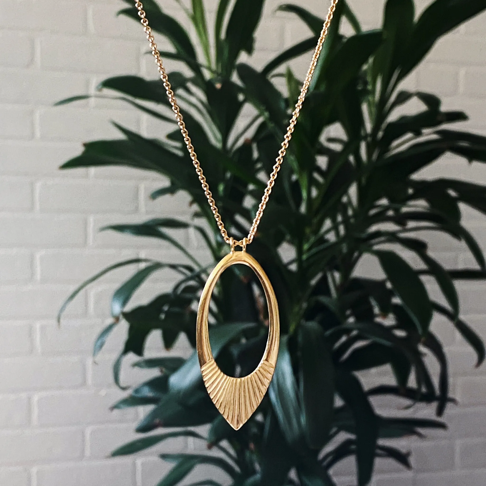 Vermeil Large Helios Necklace