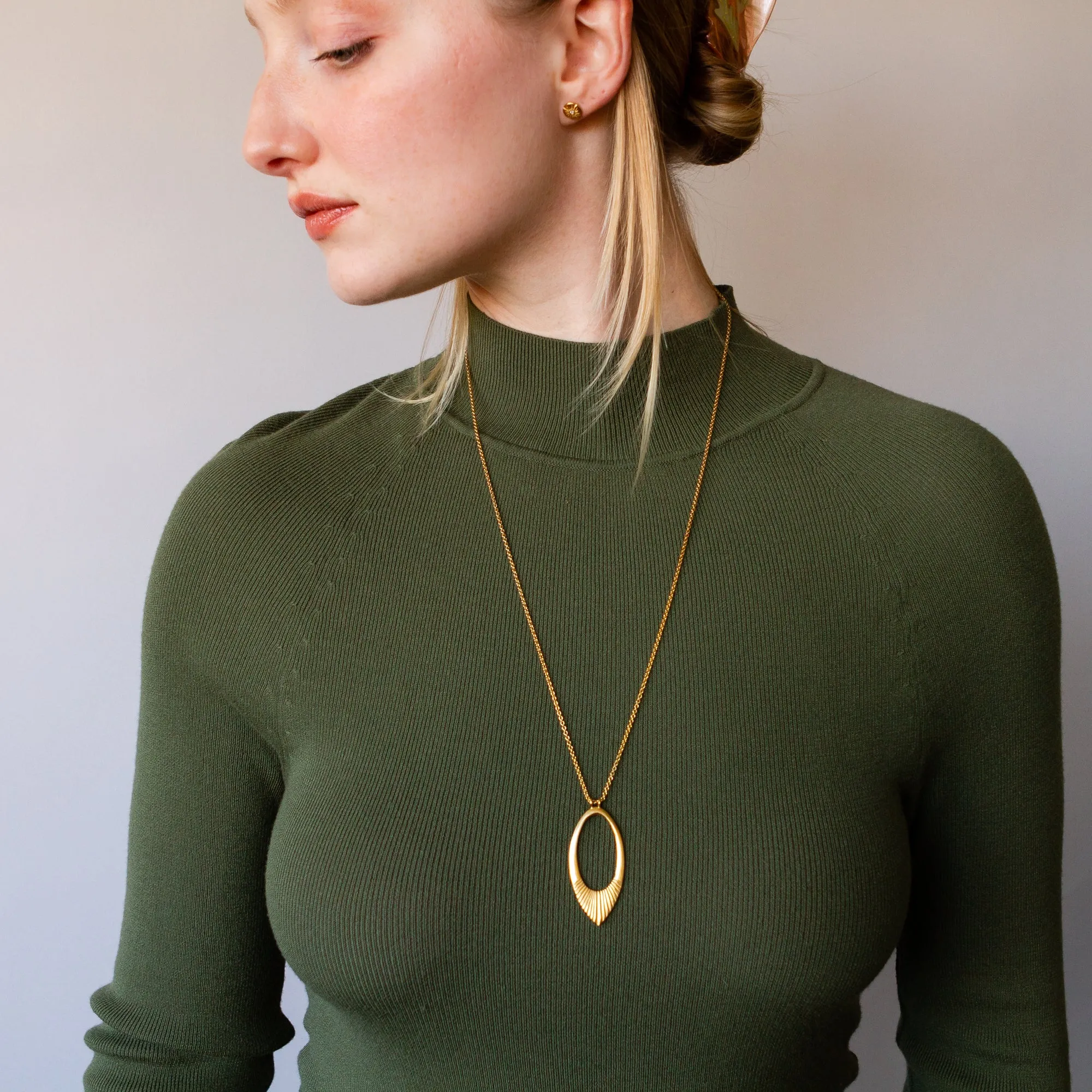 Vermeil Large Helios Necklace