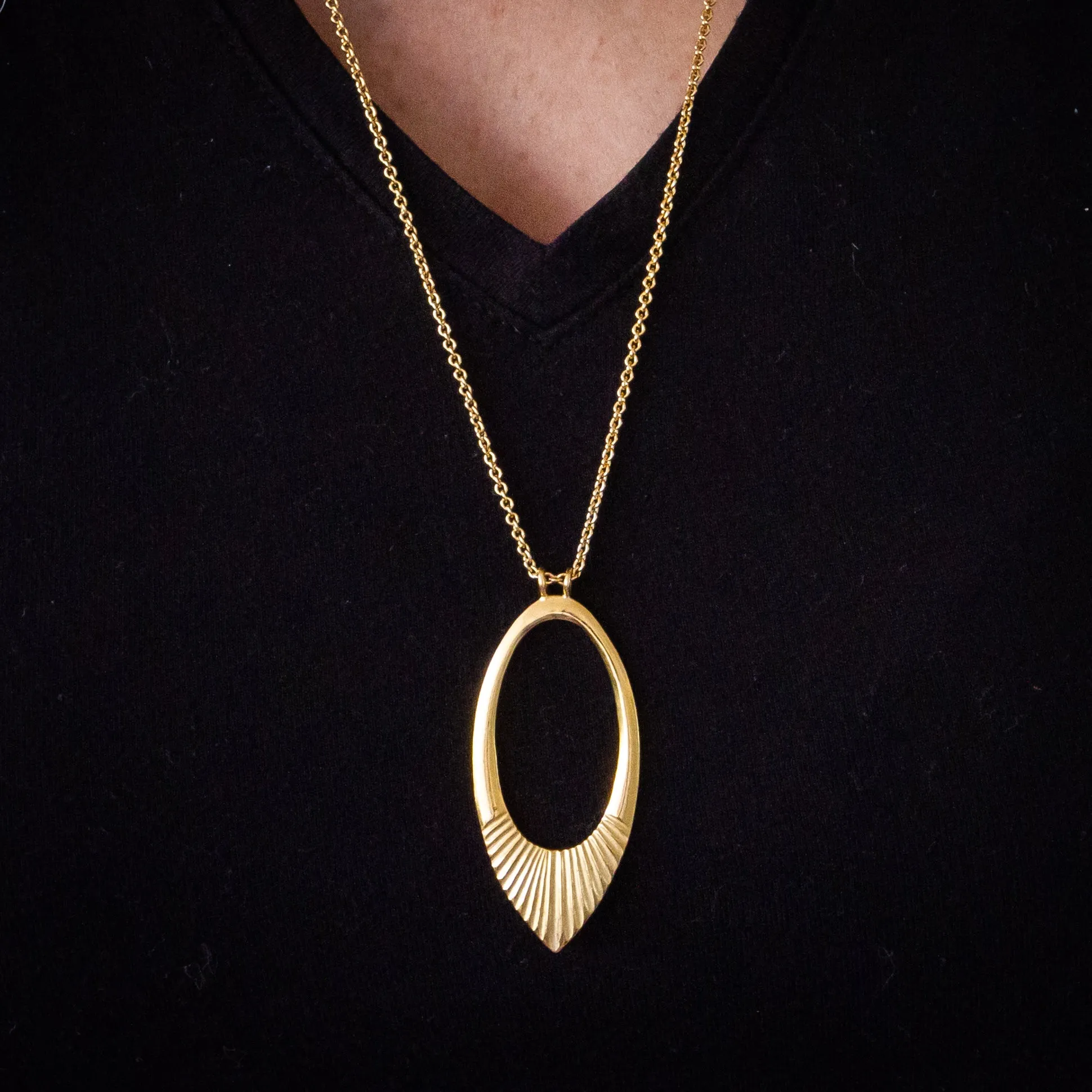 Vermeil Large Helios Necklace