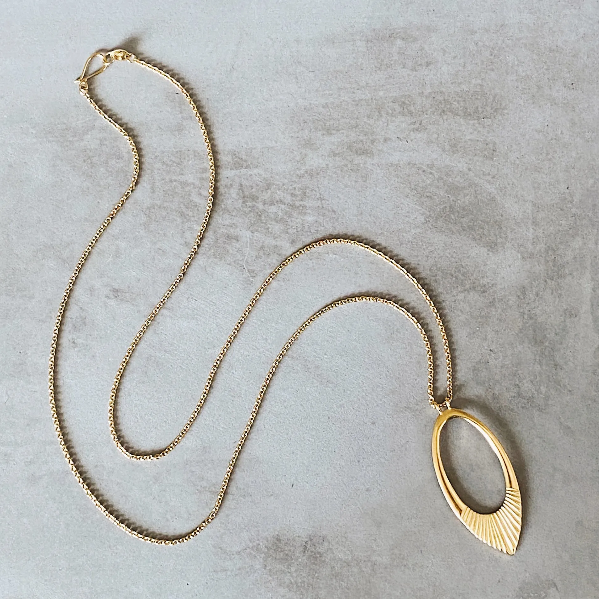 Vermeil Large Helios Necklace