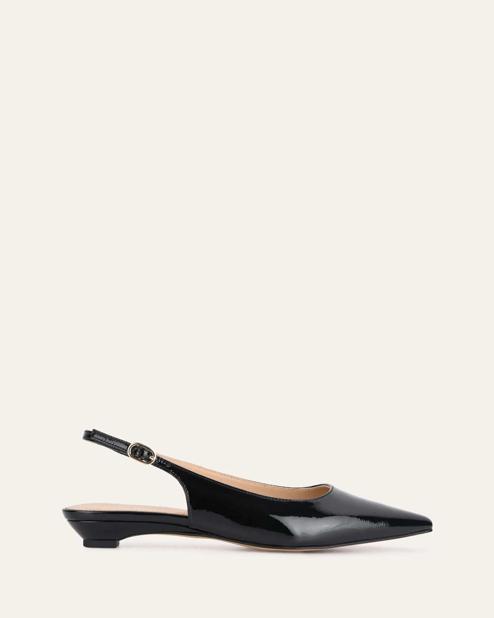 VIKTOR DRESS FLATS BLACK PATENT