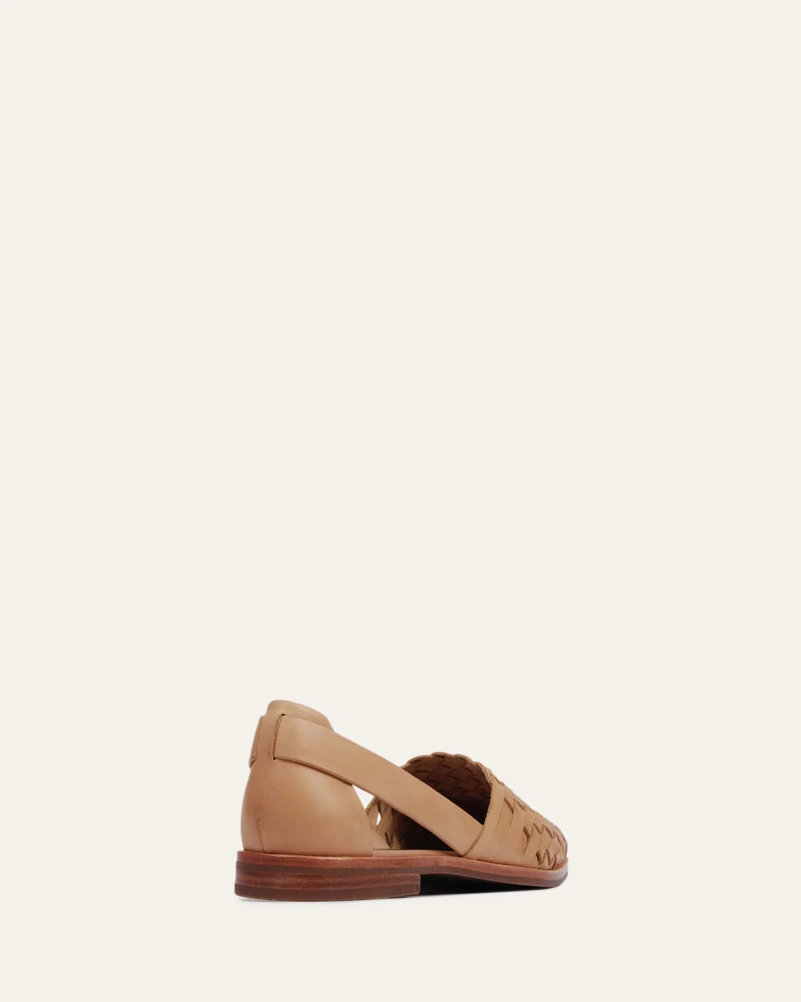 WISDOM CASUAL FLATS TAN LEATHER