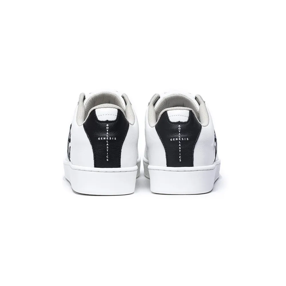 Women's Icon Genesis White Black Leather Sneakers 91994-009