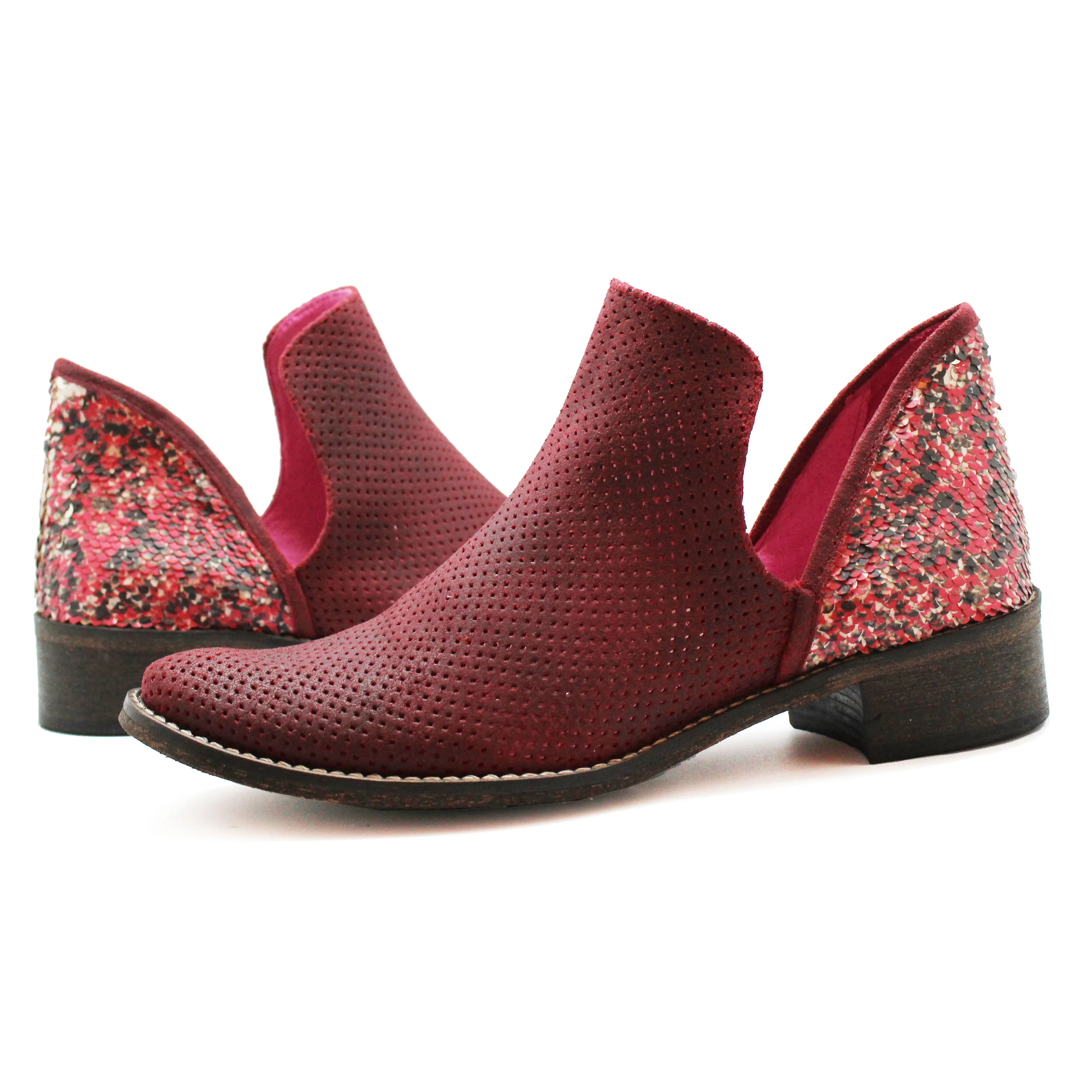 Zippette - Red/Sequin Last Sizes 35 and 42!